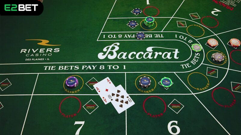 Baccarat E2bet trực tuyến uy tín